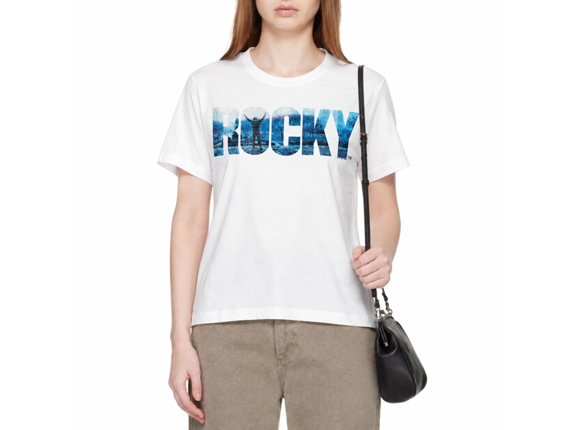 Rockinstone Rocky Movie Blue White Adult T-shirt Size:xxl