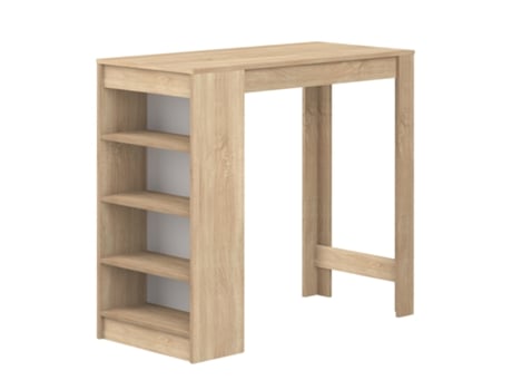 Mesa de bar TEMAHOME (Painéis de Partículas - Carvalho - 115 x 50 x 102.7 cm)