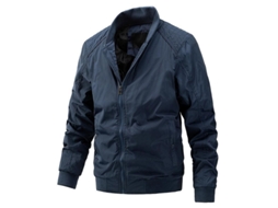 2026 jaqueta com Fecho para Homem Mystdiy Tamanho S 3xl Poliéster Gola Alta Estilo Clássico Primavera Outono