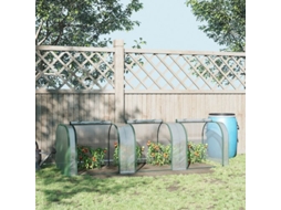 Estufa De Plantas Em Folha Com Porta, Estrutura Em Aço Transparente, 295x100x80 Cm, Ideal Para Cultivo Quenty
