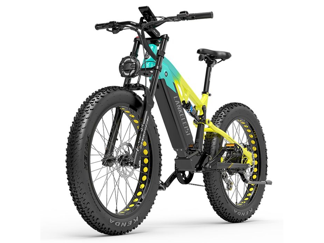 Bicicleta Elétrica Todo terreno LANKELEISI Rv800plus Motor 750w Bateria 48v 20ah 26 4,0 Pol.