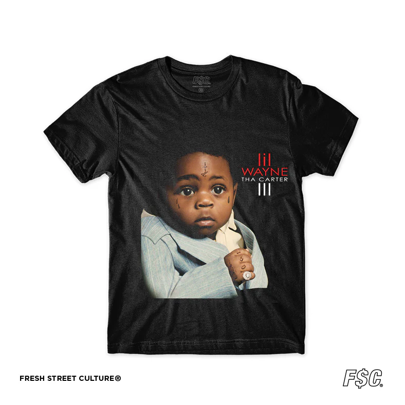 T-shirt Rockinstone Lil Wayne / Tha Carter Iii(l)