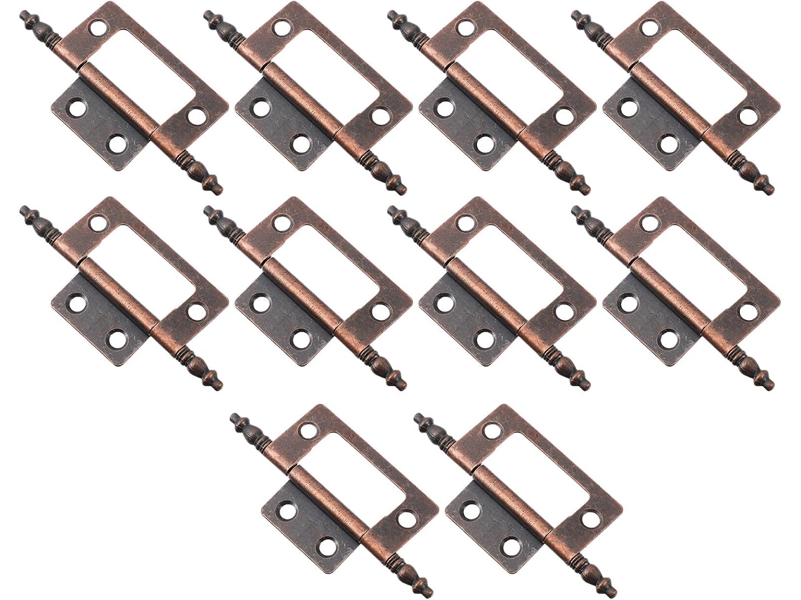Dobradiça Antiga Para Porta De Armário, Vintage Em Bronze
