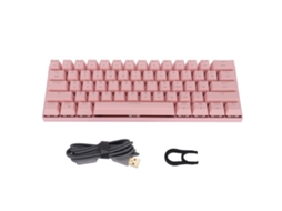 Teclado mecânico LAXISCREED (61 Teclas, RGB, com fio USB)