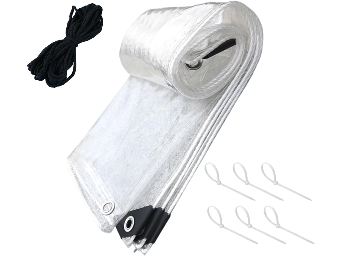 Chicken Coop Covers For Winter Clear Enclosure Wrap With Cords