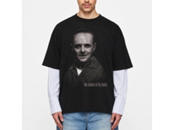 Rockinstone Silence Of The Lambs Movie H.lecter Black Adult T-shirt Size:l