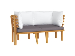 Garden Sofa, Garden Sofas Vidaxl Cinzeto Madeira De Acácia (n/a)