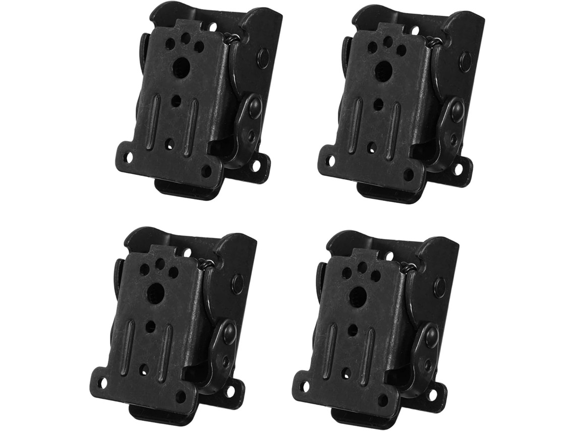 Conjunto De 4 Suportes Metal Reforçados Com Trava Automática Para Pés