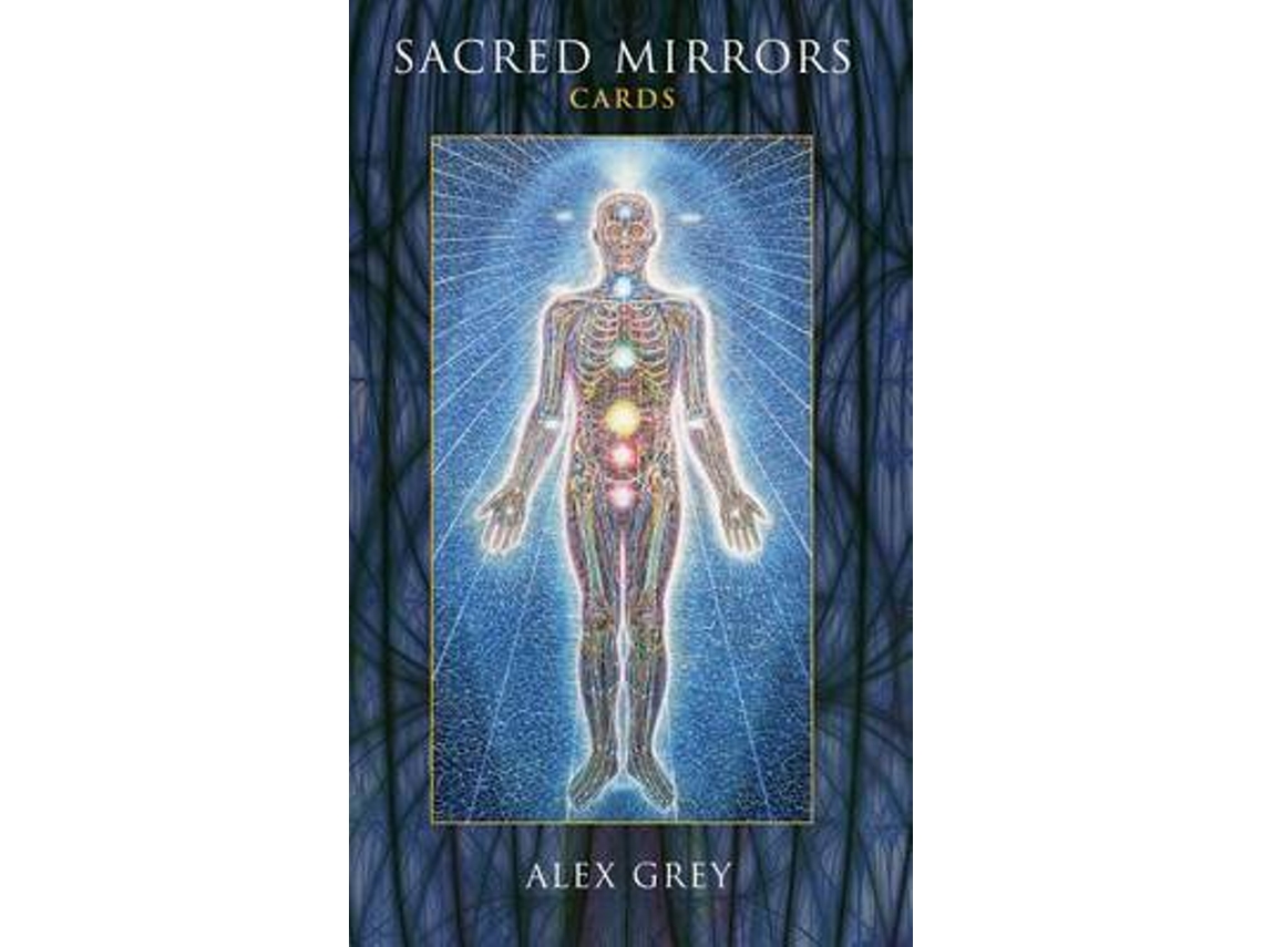 Livro Sacred Mirrors Cards de Alex Grey (Inglês)