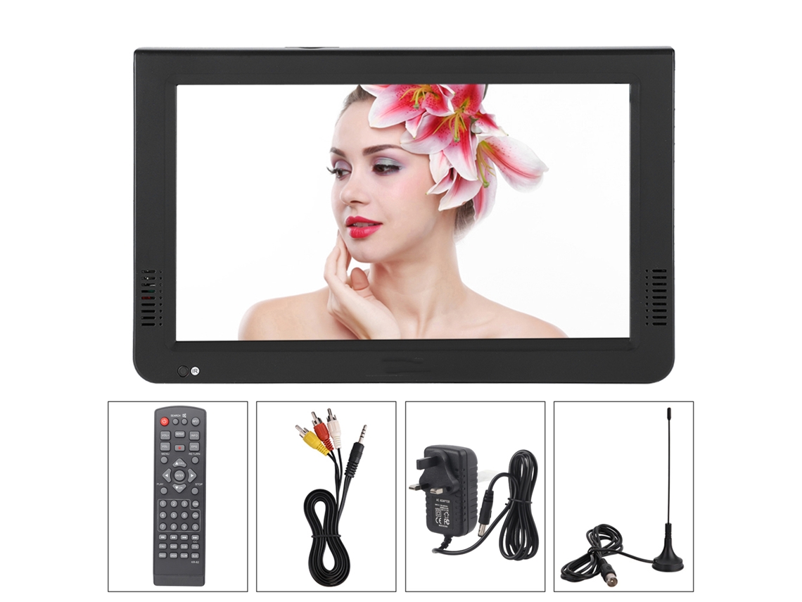 Tv Portátil Com Tela Hd E Reprodutor Digital