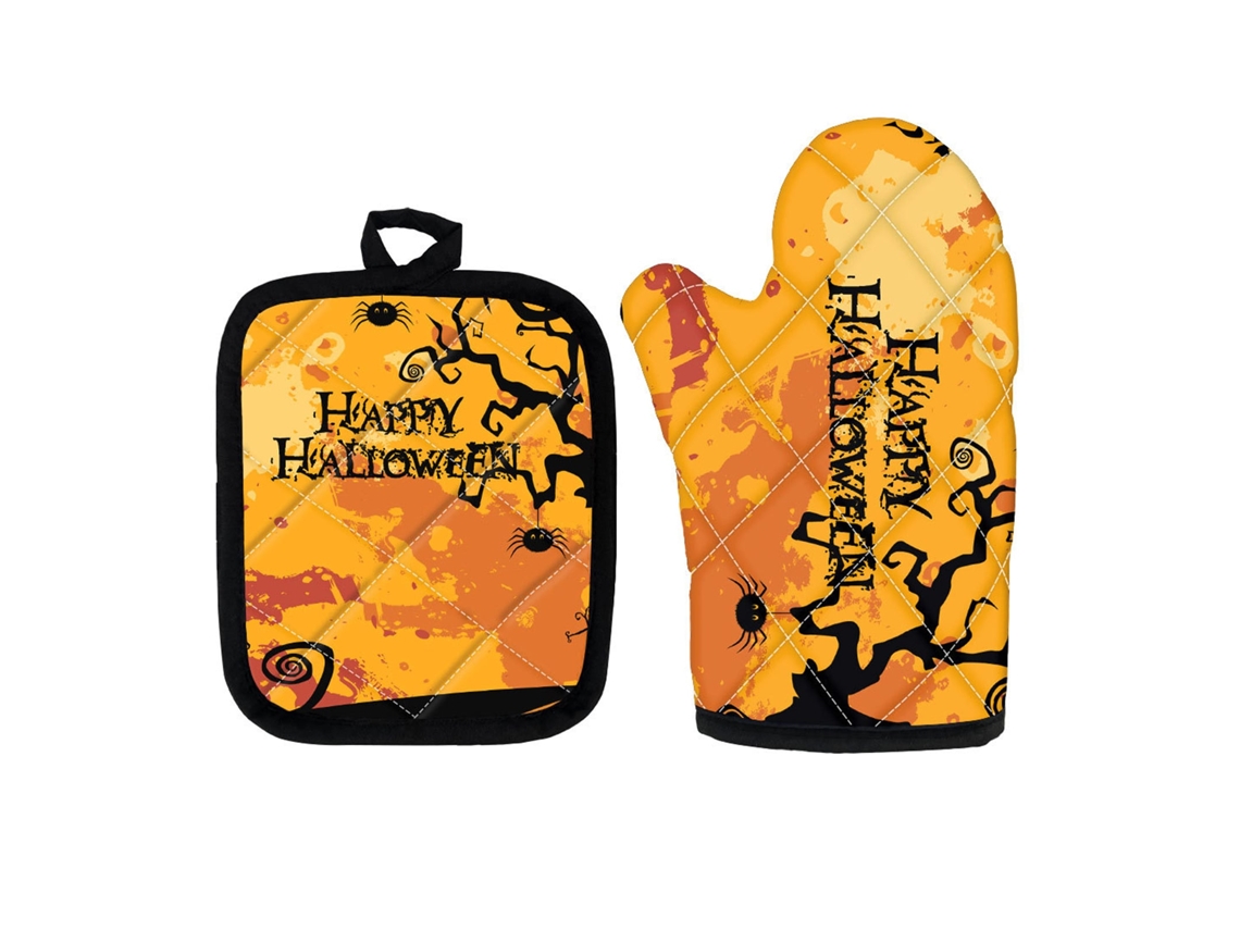 Luvas de Isolação de Cozinha Halloween LAXISCREED