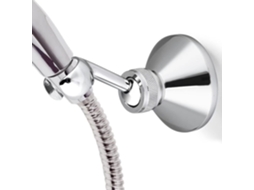 Lurelia Suporte Ventosa Para Chuveiro Aço Inoxidável Cromado 2,2 Cm Rotação 360º Ajustável Ref 180