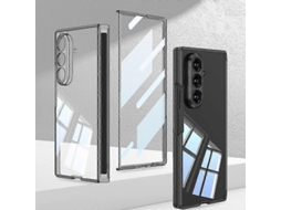 Capa Transparente Dobrável Com Ímã Integrado Gkk Para Samsung Galaxy Z Fold7 5g