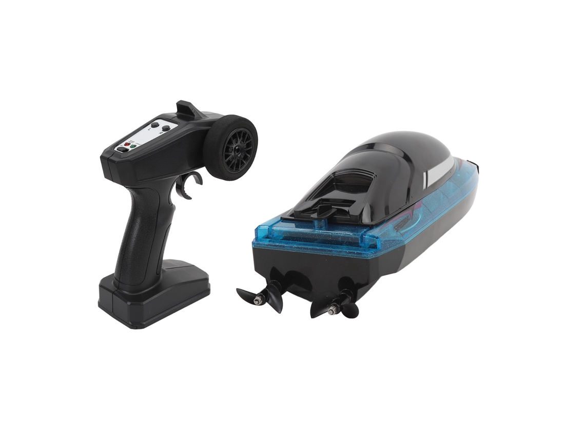Primerox barco de Controle Remoto Rc de Alta Velocidade com Luz Led para Crianças Adultos Azul