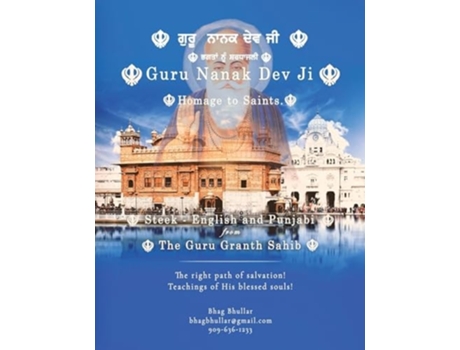 Livro Guru Nanak Dev Ji Homage to Saints. de Bhag Bhullar (Inglês)