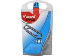 Clips MAPED Prateado (100 Unidades)