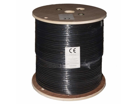 Lk305U6Est Cabo de Rede Sólido para Instalação Externa Cat6 U/Utp Pe Bainha de Cobre 305 M LINK