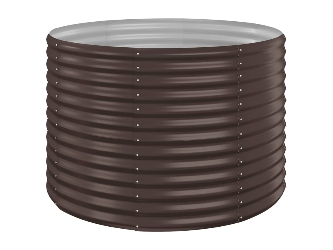 Garden Raised Bed, Garden Raised Beds Vidaxl Marrom Aço (100 X 100 X 68 Cm)