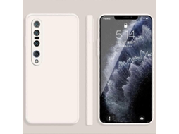 Capa Protetora Completa Em Silicone Líquido Sintético De Cor Sólida Para Xiaomi Mi 10 Pro, Com Bordas Retas E À Prova De Quedas.