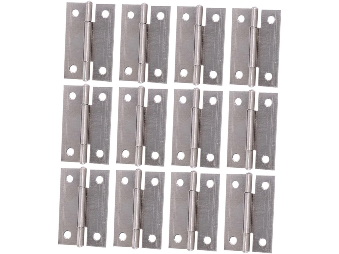 Conjunto De 40 Dobradiças Ferro Dobráveis Para Armários, Móveis E