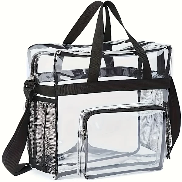 Bolsa Feminina de grande capacidade AQUAFORGE lona com estampa de gato