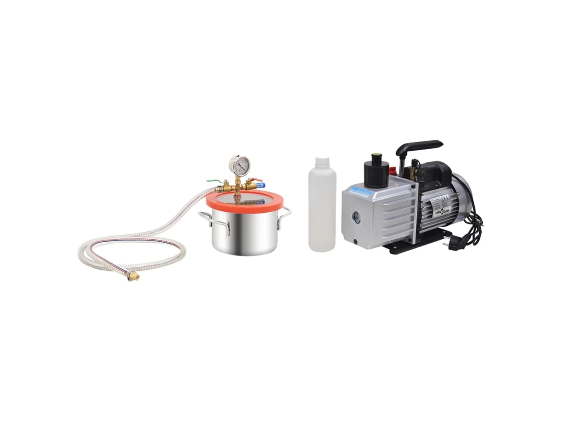 Vacuum Chamber With Pump, Vacuum Chambers With Pumps Vidaxl