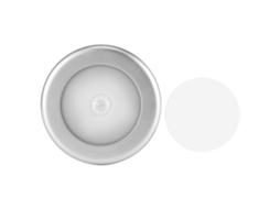 3 Mini Lâmpada de Indução Corporal com Sensor de Movimento Infravermelho, Luz Noturna Led para Corredor e Armário BRILVIBERA