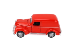 Mali modelo de Carro Clássico em Liga Vintage Colecionável Brinquedo para Crianças Simulação Vermelho