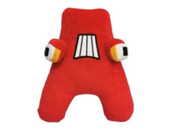 Mali boneco de Letra Pelúcia Macio Algodão Pp Decorativo Presente Aniversário Natal 22cm