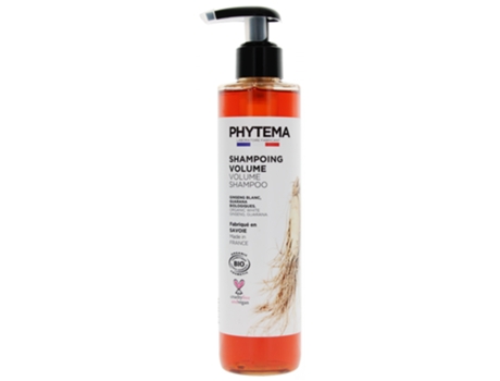 Shampoo de cuidado capilar com volume orgânico 250 ml PHYTEMA