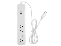 Extensão Inteligente Padrão Dos Eua Com 3 Portas USB E Um Switch