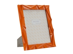 Moldura Laranja Cm 25,8x2x31 (tamanho Interno Da Foto Cm 20x25) Único / Laranja