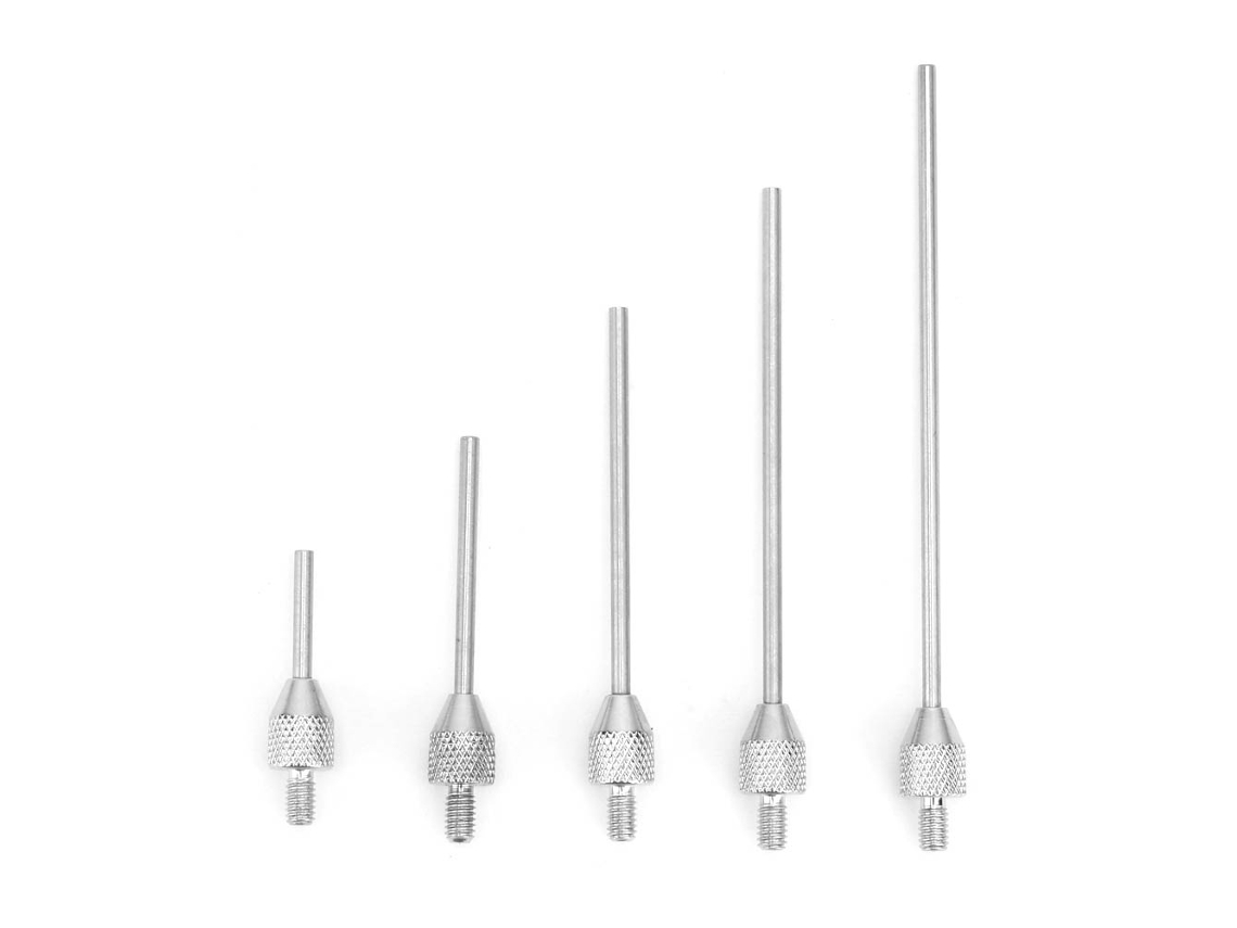 5 Peças Sonda Aguja Indicador Dial Contacto L10/20/30/40/50 Test D1.5mm