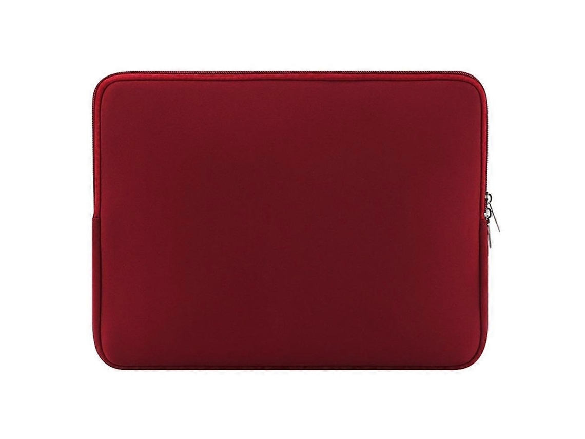 Bolsa Para Laptop 13 Polegadas, Em Neoprene, Cor Borgonha, Para Trabalho E Viagem Elysve