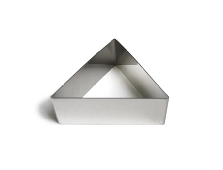Molde Emplatador Inox. Triangular 6x4 Cm 2150 Imf