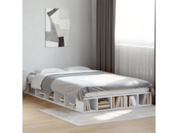Estrutura De Cama 120x200 Cm Derivados De Madeira Branco