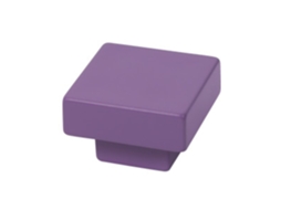 Puxador para Móveis em Abs 30x30 Mm de Diâmetro Pintado de Roxo Pacote de 36 Peças HARDWAREXCHANGE