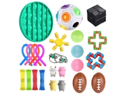 Primerox conjunto de Brinquedos Sensoriais Anti estresse Abs para Crianças e Adultos 24pcs