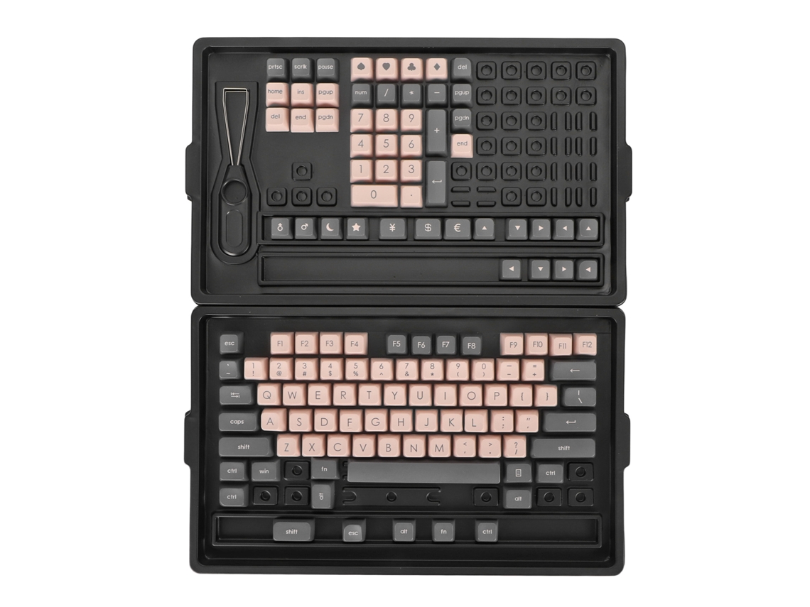 130 Pcs Conjunto De Teclas De Teclado Pbt
