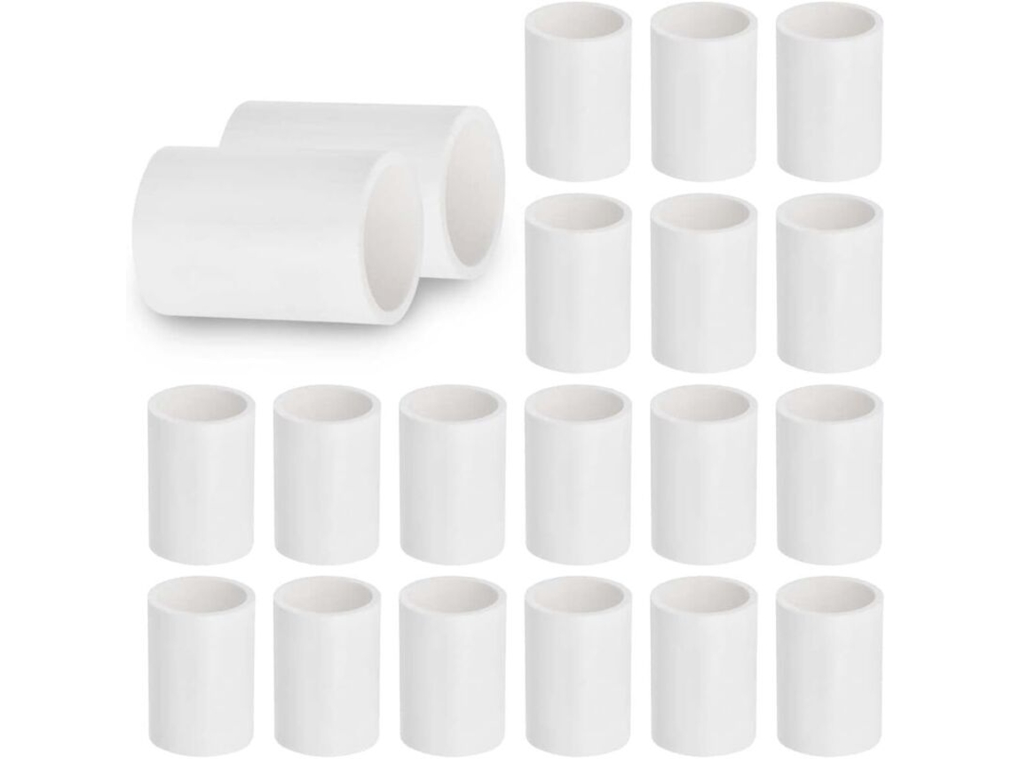 Cotovelo Para Tubo De Água, 10 Unidades, Em Pvc, Medida 20 Mm, Para Sistemas De Rega, Depósitos E Tubagens Exteriores