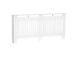 Cobertura Radiador Mdf Cor Branco 172x19x81 Cm Homcom