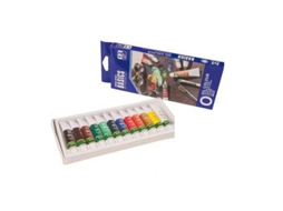 Pintura Óleo ARTIST Caixa Cartão de 12 Cores Sortidas Tubo de 12 Ml