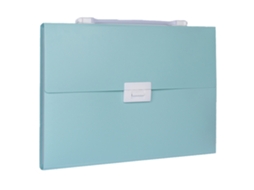 Pasta expansível com bolsos, 4 bolsos/tamanho carta, organizador de documentos portátil Slowmoose