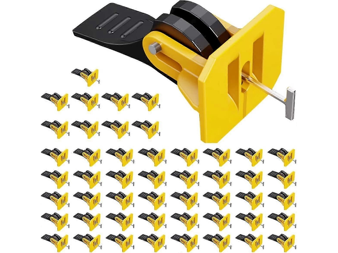 Lurelia Kit Nivelador De Ladrilhos, 50 Peças, 1,5 Mm Para Piso E Parede, Ref W155