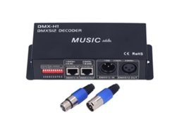 Decodificador DMX 3 canais RGB Primerox ajustável, para bares e hotéis | S/MARCA
