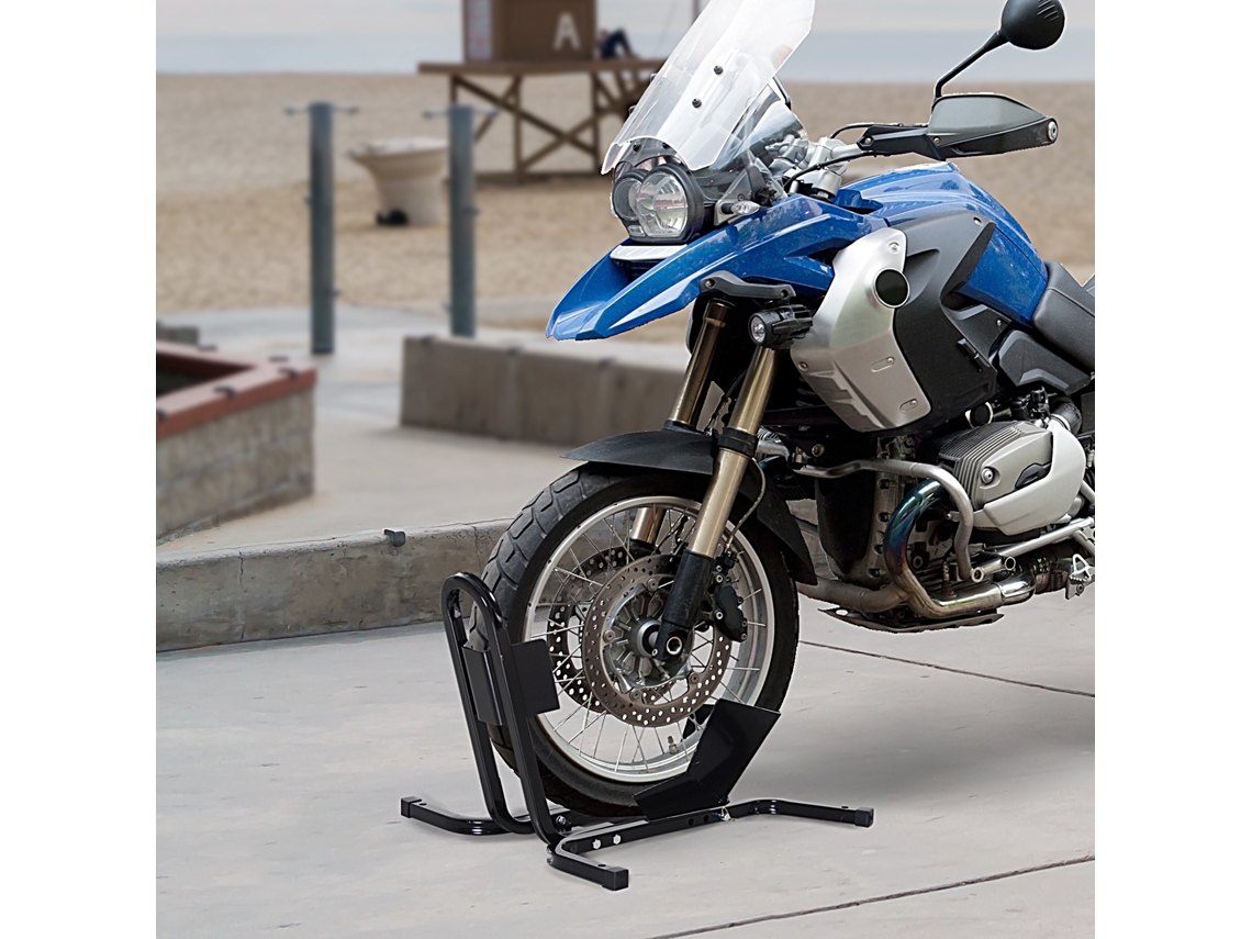 Suporte Ajustável da Roda Motocicleta do Metal Estacionamento Motociclo para as Rodas ∅43/48/53 Cm