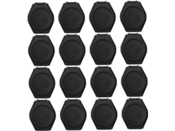 Conjunto De 16 Peças De Protetor De Câmera Deslizante Para Privacidade Em Laptops, Tablets E Smartphones, Trava De Segurança Preta. Gokoco