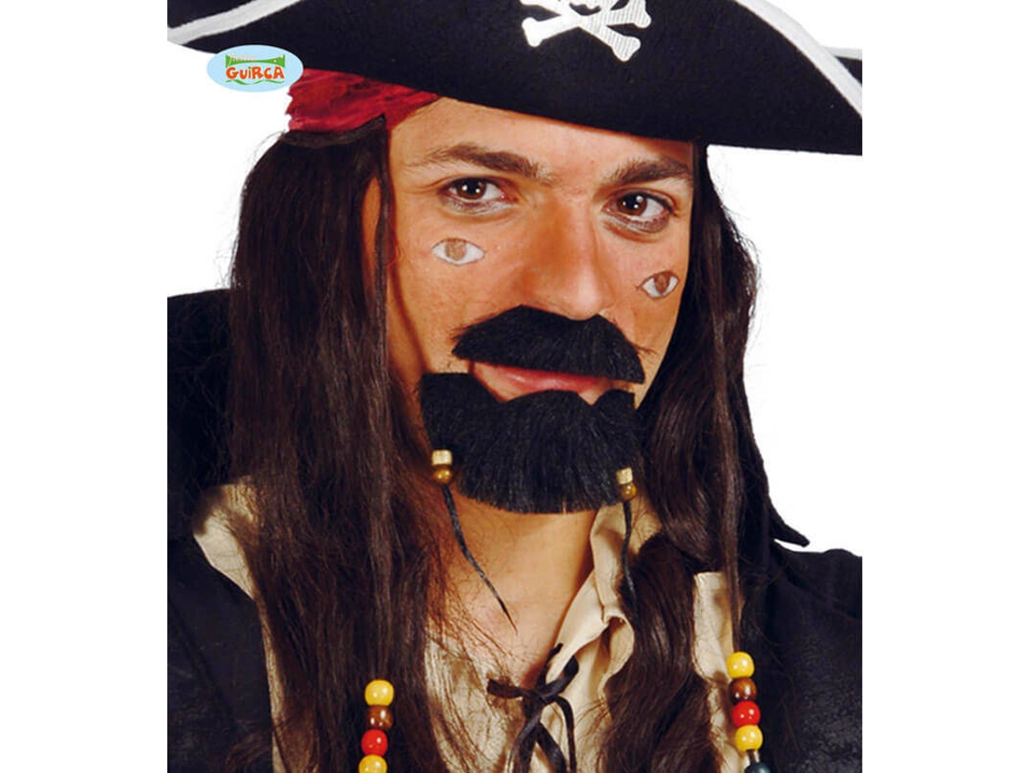 Adereços DISFRAZZES Cavanhaque E Bigode Pirata