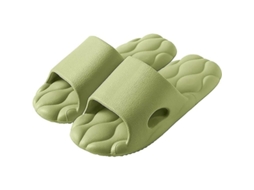 2026 zapatillas de Masaje para Homem e Mulher Confortáveis Leves Chinelos de Banho Verdes