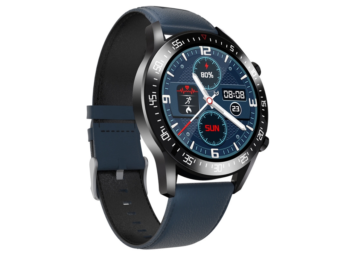 Smartwatch YDCY C2 Preto e Azul